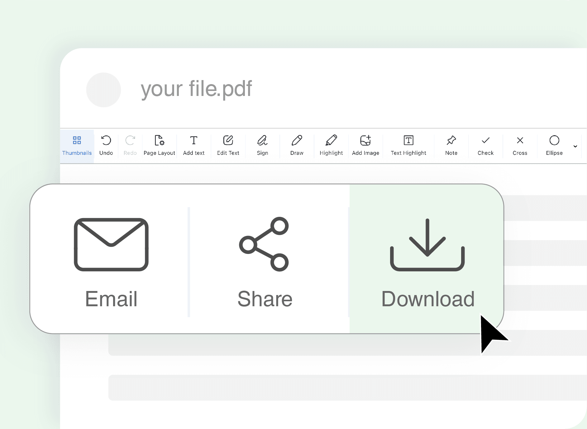 Step 3: Download or share